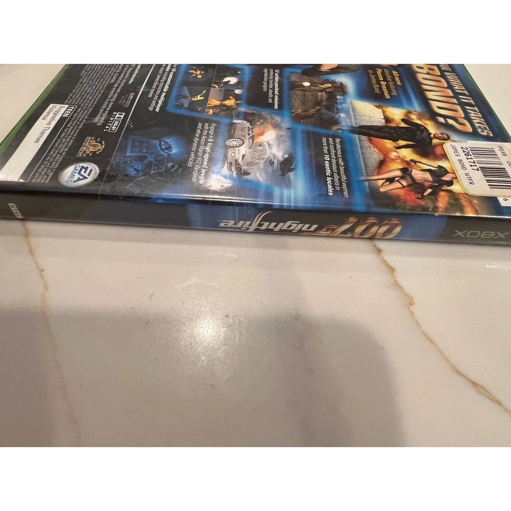 James Bond 007 Xbox Game Bundle Agent Under Fire and Nightfire EA Games Original